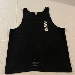 Dirty White Boy "Buffed" Tank Too Size Large Men's Fruit Of The Loom Made In USA